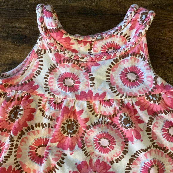 Maggie and Zoe girl’s size 3T summer dress, pink and white - Picture 2 of 8